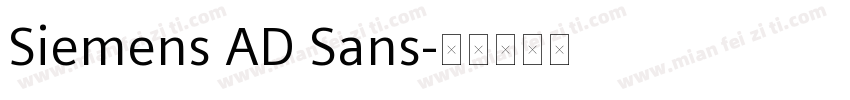 Siemens AD Sans字体转换